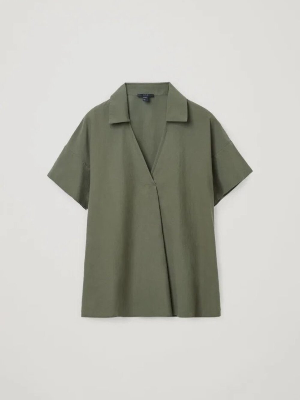 COS SHORT-SLEEVED TOP WITH PLEAT OVERSIZED Lightweight Size S